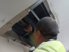 京樂企服成功為某醫院提供大型空調機組漏水大修服務